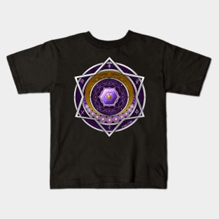 Violet Rune Kids T-Shirt